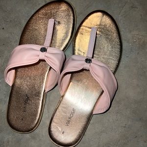 Pink sandals